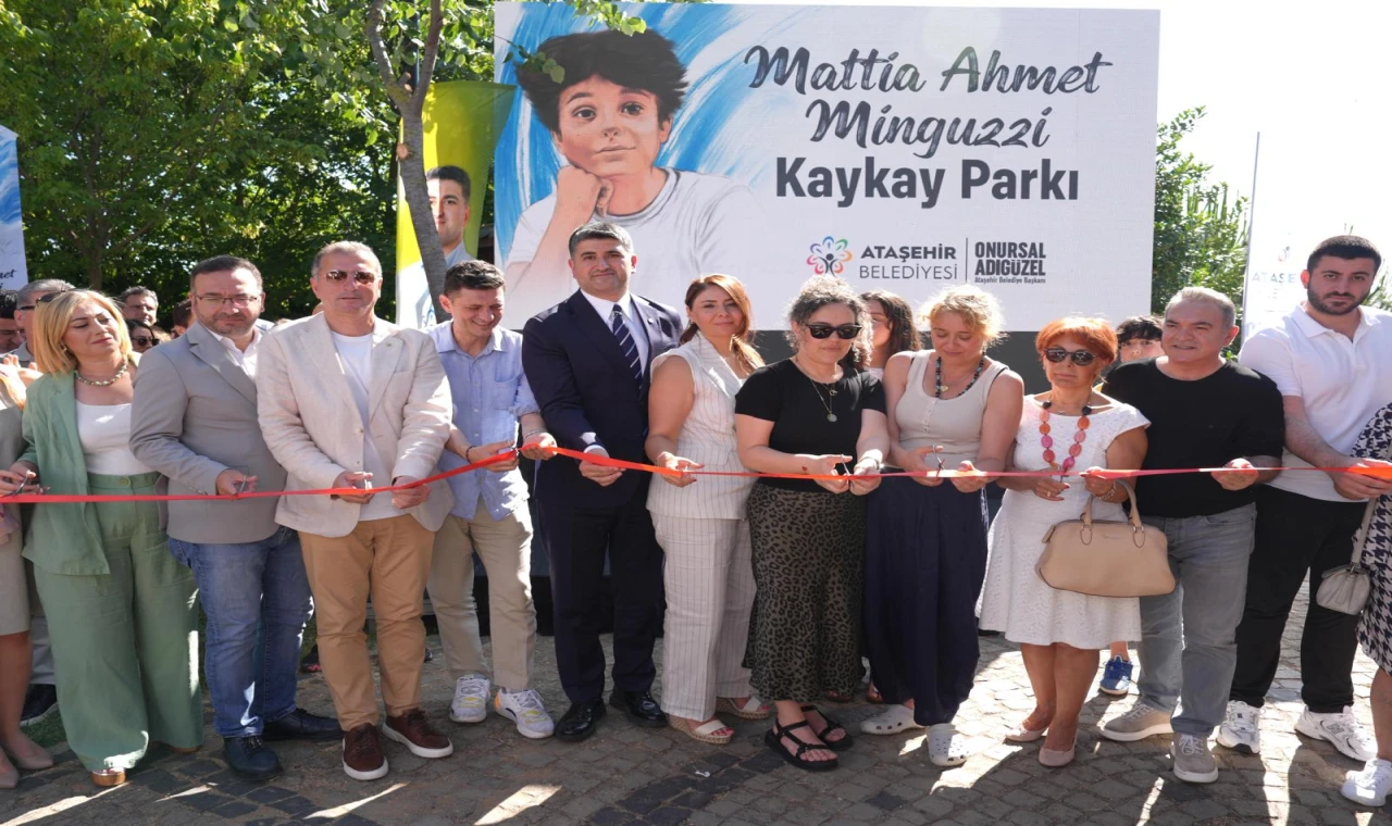 MATTİA AHMET MİNGUZZİ KAYKAY PARKI ATAŞEHİR'DE  AÇILDI