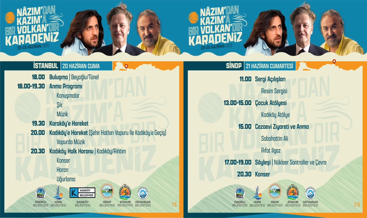 Nâzım'dan Kâzım'a bir Volkan'dır Karadeniz