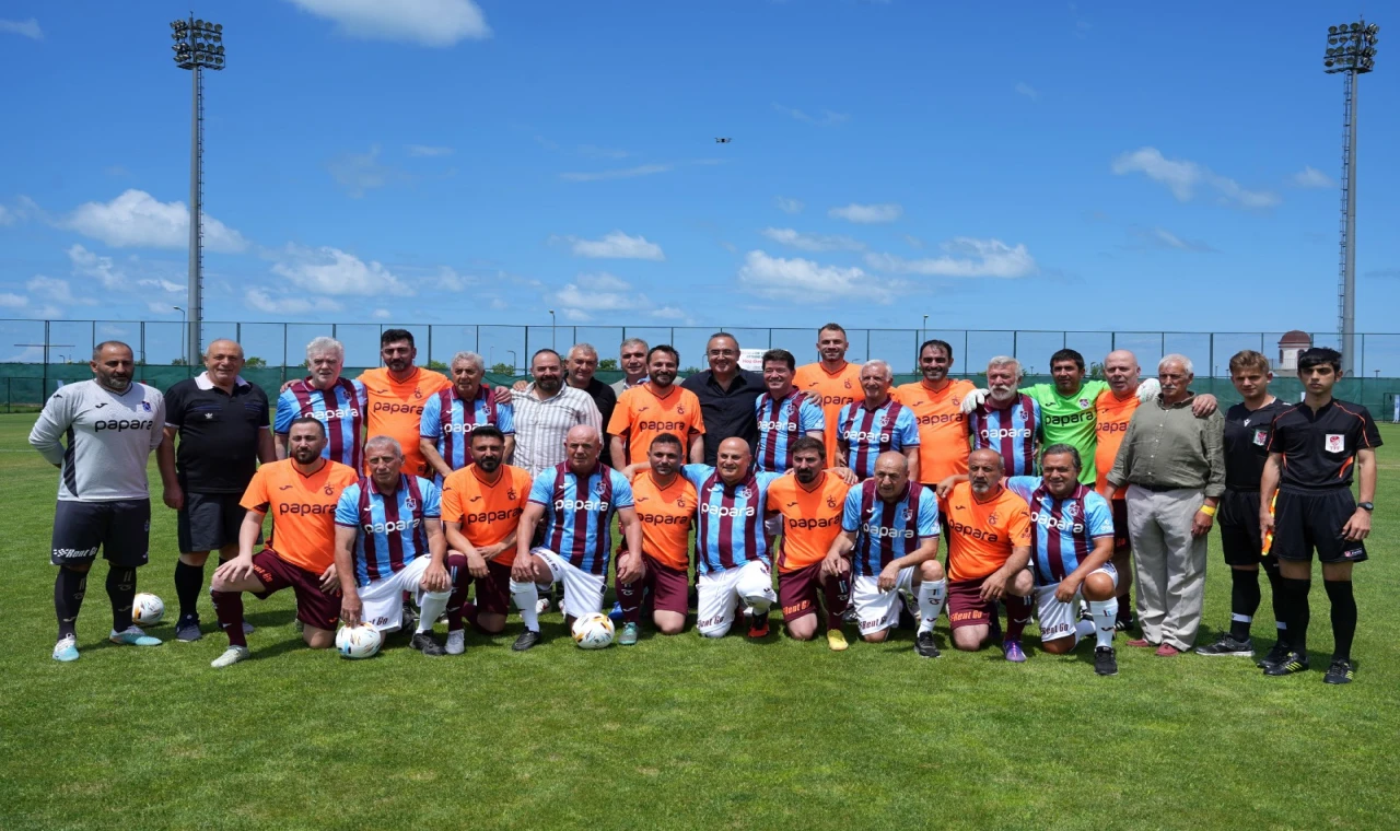 Trabzon'da Efsaneler Ölümsüzler için sahaya çıktı