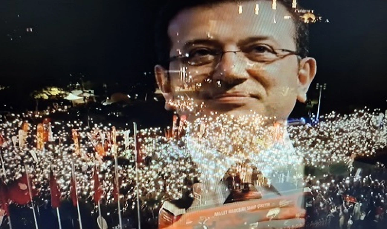 100. günde Saraçhane'de dev eylem: Özgür Özel resti çekti mitinge geldi