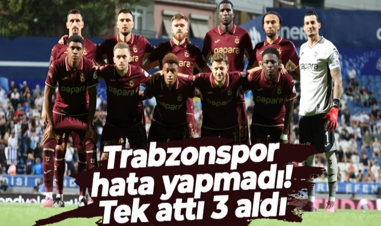 Trabzonspor Kasımpaşa engelini aştı