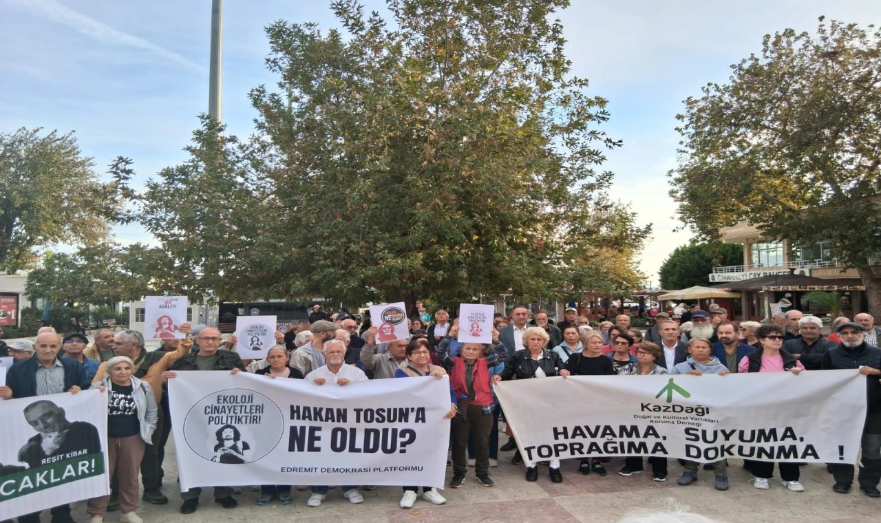 Hakan Tosun için Kazdağları’nda da ‘adalet’ istendi