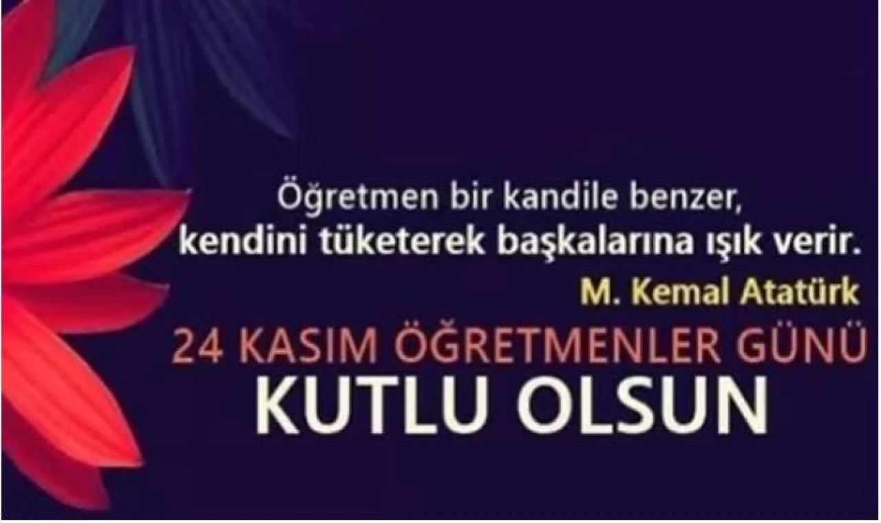 Bugün ÖĞRETMENLER GÜNÜ