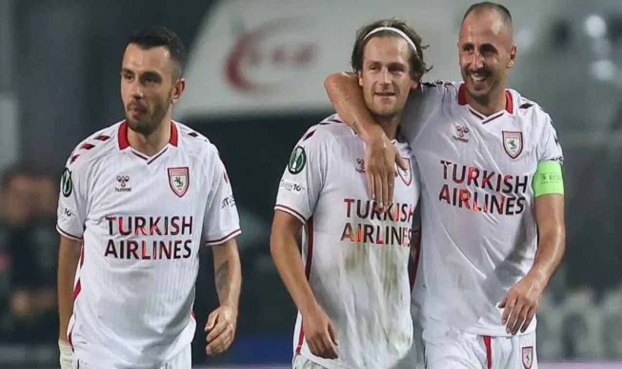 Samsunspor Avrupa'da zirveye yerleşti