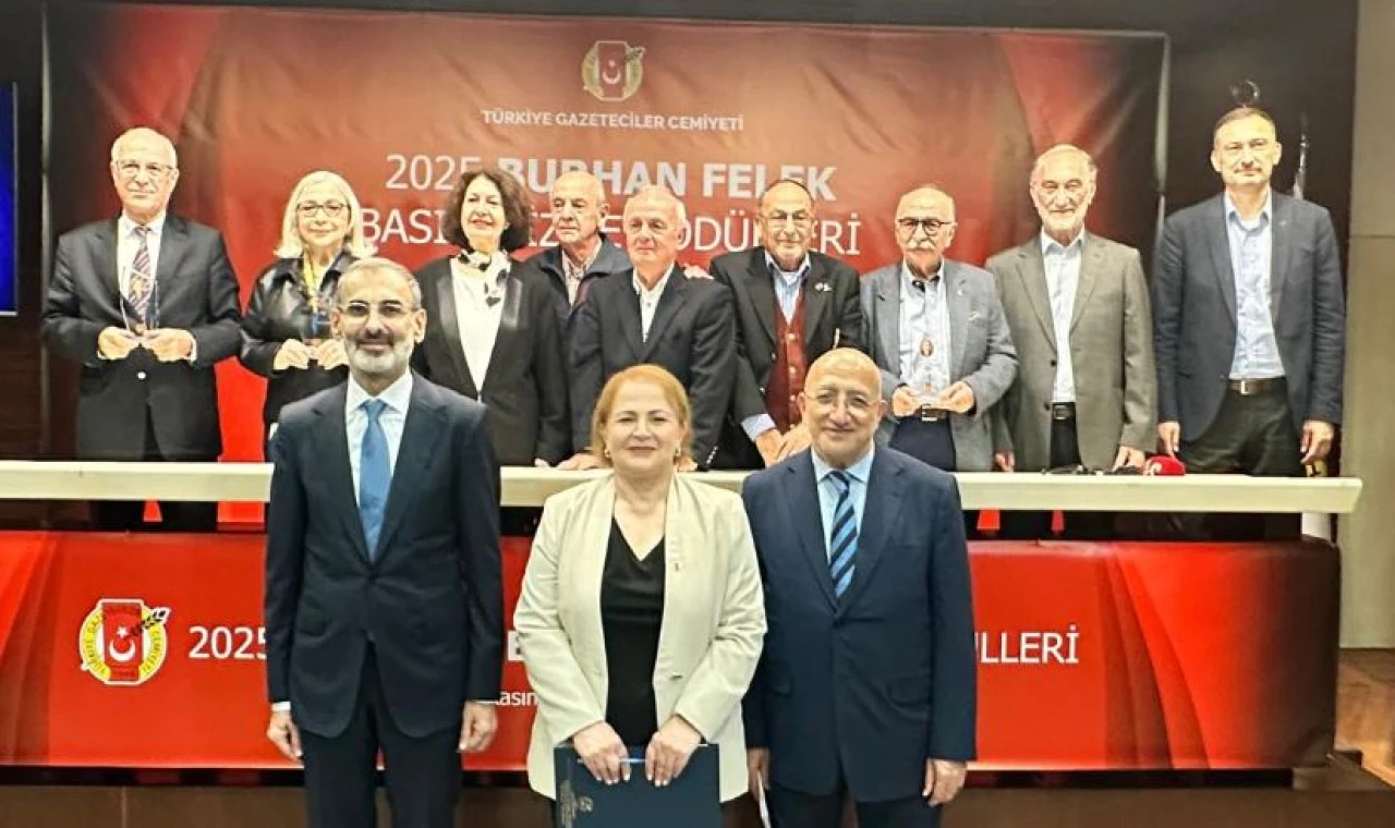 TGC 43. Burhan Felek Basın Hizmet Ödülleri sahiplerini buldu