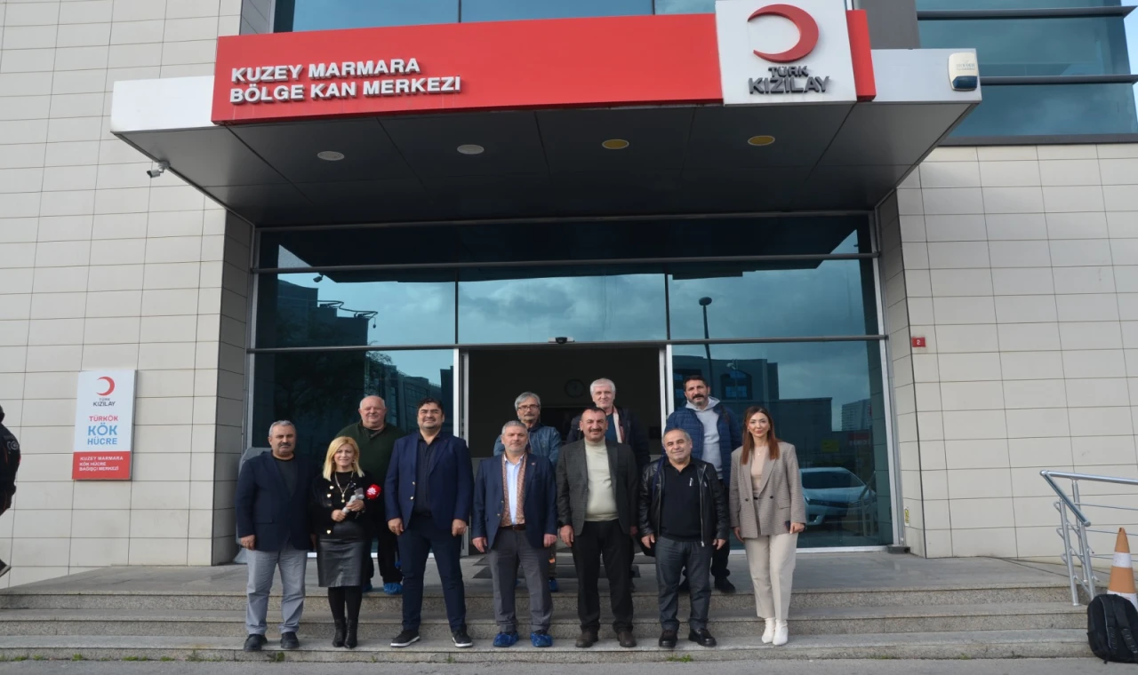 Yerel basın Kuzey Marmara Kan Merkezi'nde ağırlandı