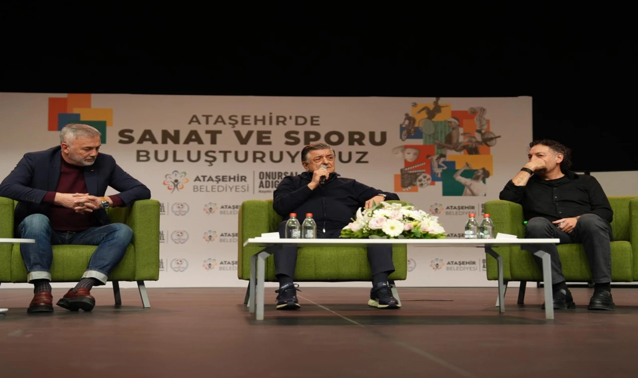 Sanatla spor Ataşehir'de buluştu