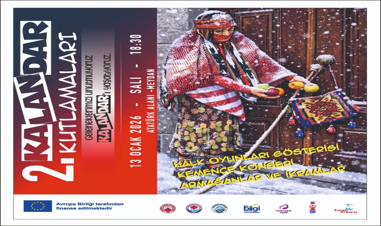 Trabzon'da yarın akşam KALANDAR kutlanacak