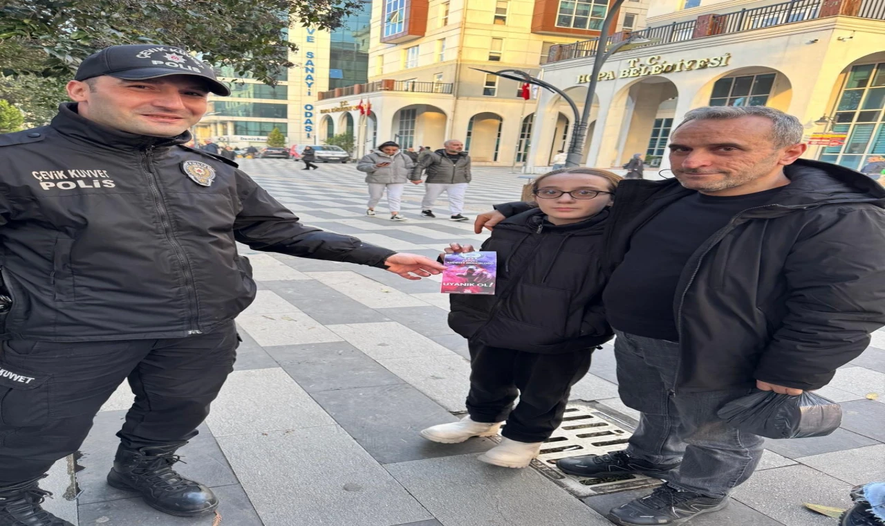 Hopa polisi dolandırıcılık konusunda uyarıyor