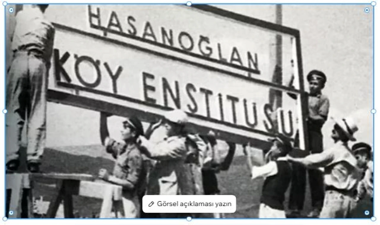 ALPER AKÇAM'IN ŞİİRİ, ERDAL EKSERT'İN YAZISI KÖY ENSTİTÜLERİ İÇİN...