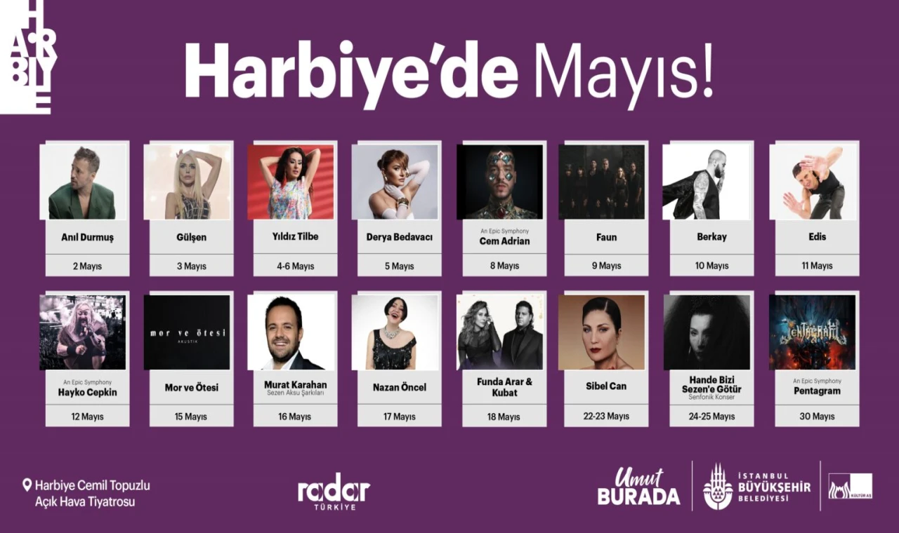 Harbiye Açıķ Hava'da yeni sezon başlıyor