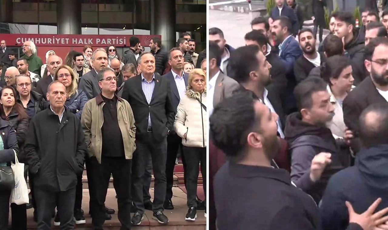 CHP Genel Merkezi'nde 'tahliye' gerginliği