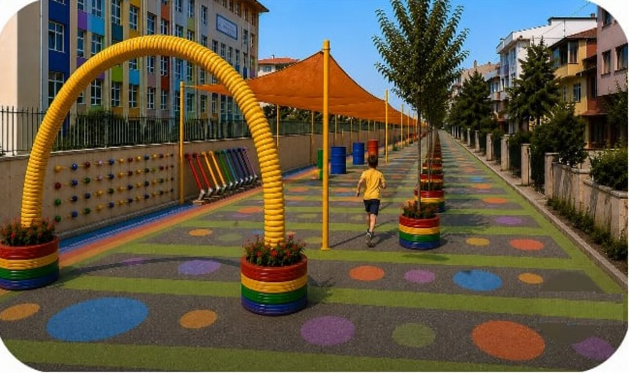 Ataşehir'de sokaklar Çocuklar İçin dönüşüyor