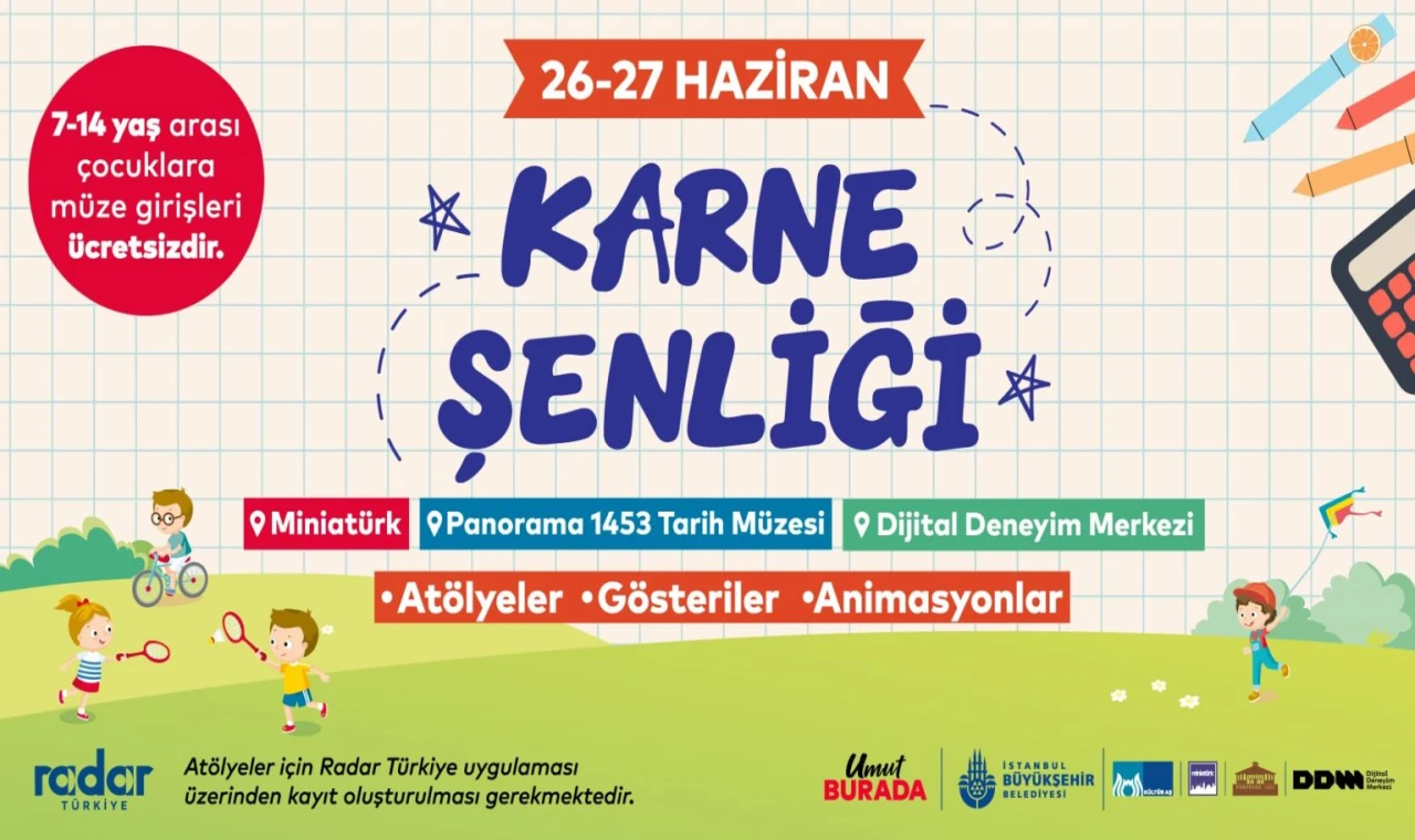 İBB'den öğrencilere karne armağanı