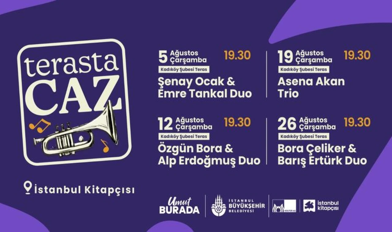 'Terasta Caz' konserleri sürüyor...