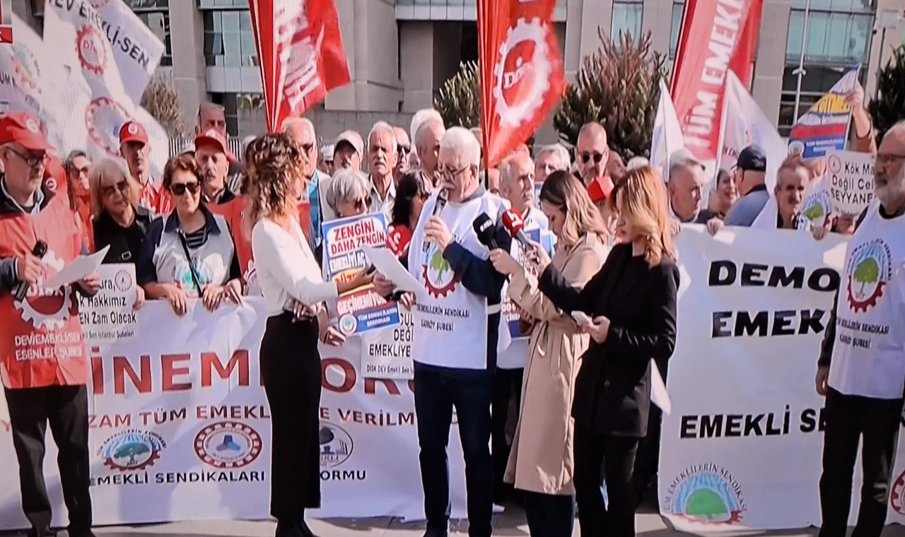 Emekliler alanlarda haykırdı: Geçinemiyoruz!