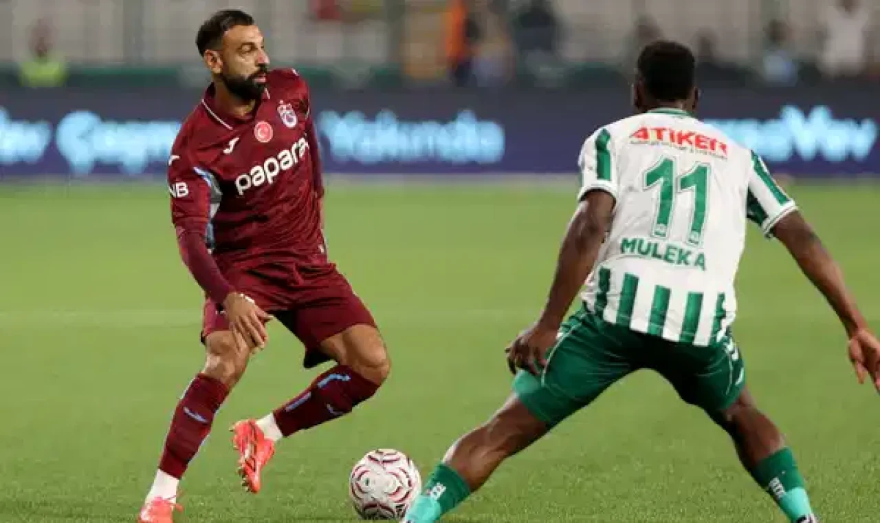 Trabzonspor Konya'dan puansız dönüyor
