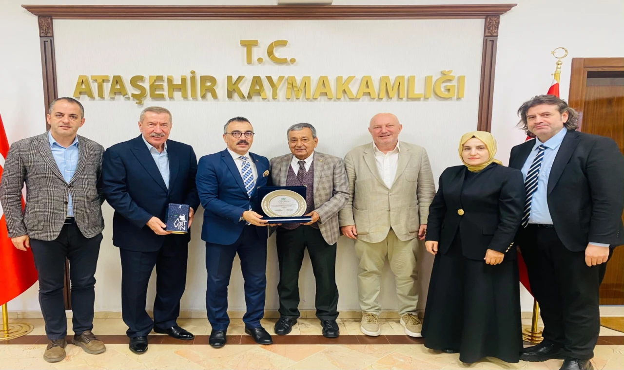 Artvinliler Hizmet Vakfı'ndan Ataşehir Kaymakamına ziyaret