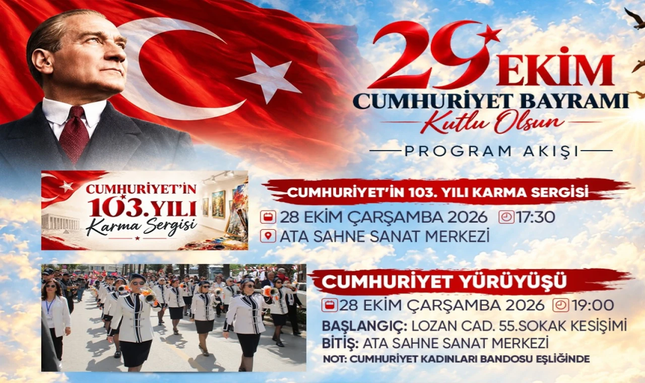 Atakum'da Cumhuriyetin 103. yılına özel program