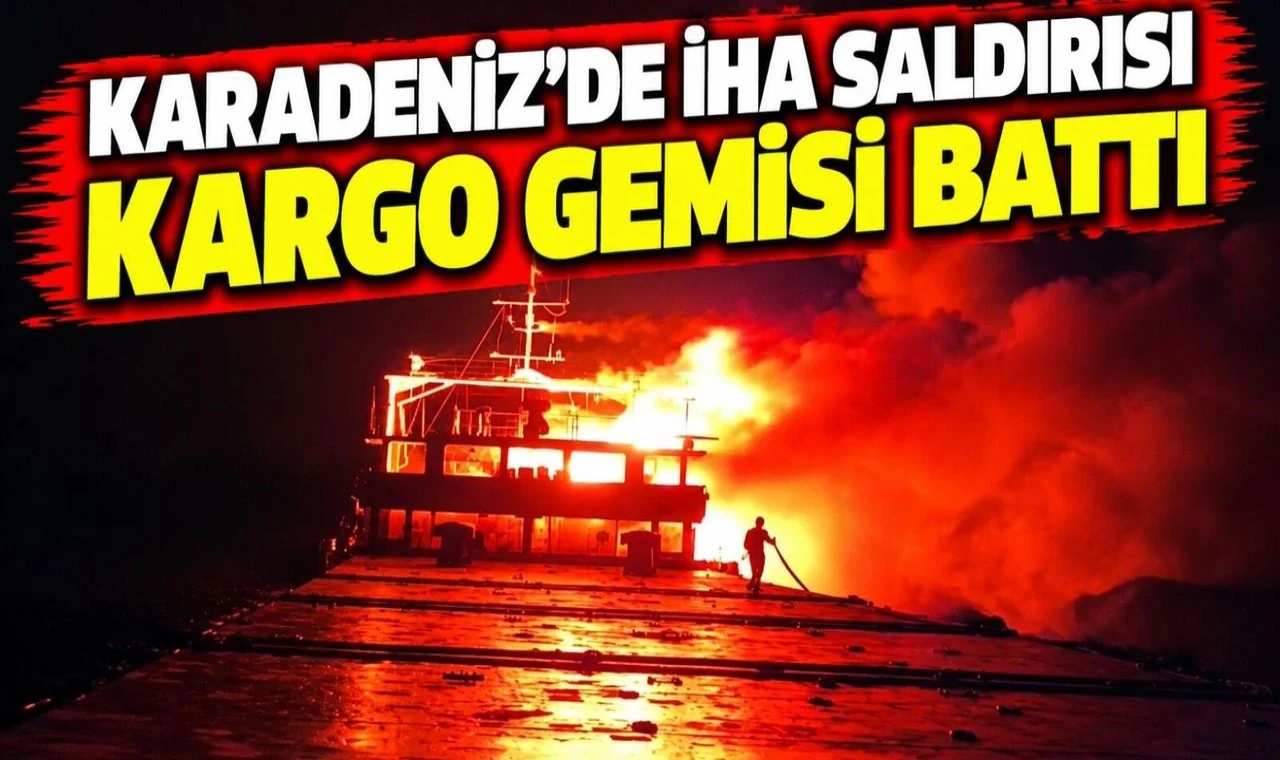 Karadeniz’de İHA Saldırısı: Kargo Gemisi Battı, Mürettebat Kayıp
