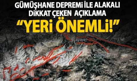 Trabzon sabah sallandı. Naci Görür depremin yerine dikkat çekti