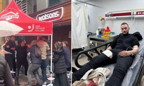 Trabzon'da ‘İmamoğlu’ standına bıçaklı saldırı: CHP'den 'korkmuyoruz' mesajı