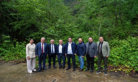 Başkan Kaya Çağlayan Şelalesi'ni turizme kazandırmaya kararlı