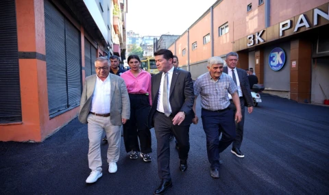 Başkan Kaya, sanayi esnafının yol sorununu çözdü