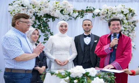 HASAN PAŞA ASKER HAMAMI MÜZESİ’NDEKİ İLK NİKAHI, BAŞKAN KAYA KIYDI