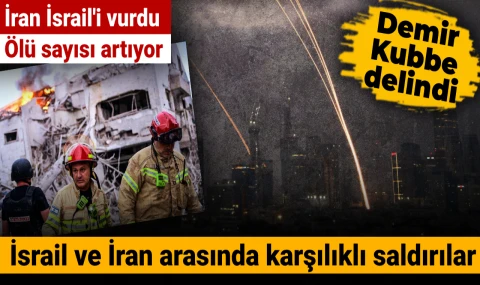 İsrail İran karşılıklı saldırılar! İki başkentte de patlama sesleri