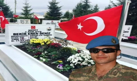 CHP Oğuzlar İlçe Başkanı Şehit Bekir Eren Deniz'i andı