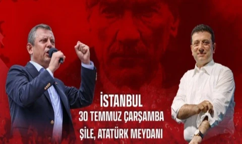 CHP'NİN 40'INCI MİTİNGİ ŞİLE'DE