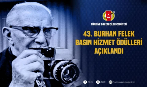 Burhan Felek Hizmet Ödülü'nü alanlar açıklandı