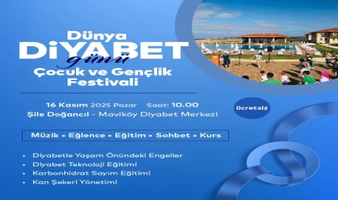 Dünya Diyabet Günü'nde çocuk ve gençler için farkındalık festivali