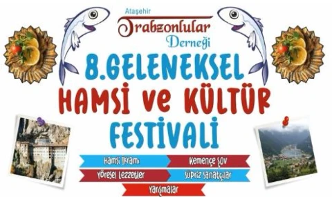 Ataşehir Trabzonlular Derneği sizleri HAMSİ VE KÜLTÜR Festivali'ne davet ediyor