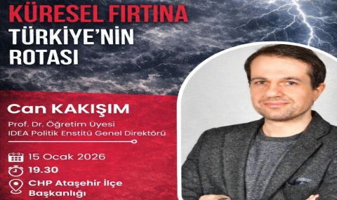 Prof. CAN KAKIŞIM yarın Ataşehir'de