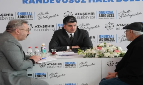 Başkan Adıgüzel halkın derdini dinledi