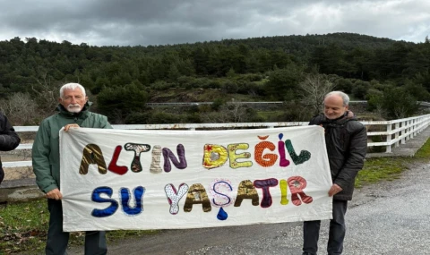 Çevreciler: Koza defol! Madene verecek suyumuz yok
