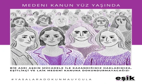 Haklarımıza, Eşitlikçi ve Laik Medeni Kanun’a Dokundurmayacağız!