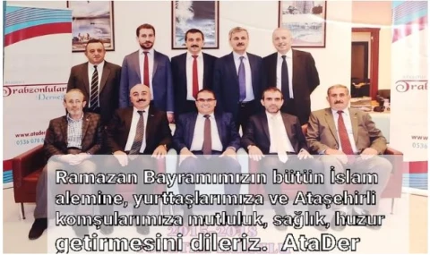 Ataşehir Trabzonlular Derneği Bayramınızı kutlar