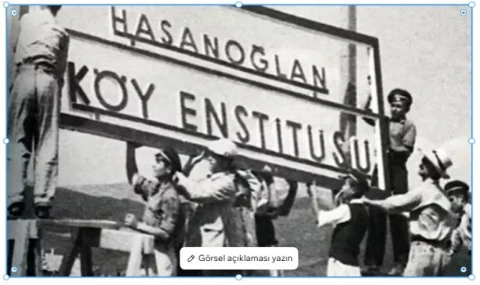 ALPER AKÇAM'IN ŞİİRİ, ERDAL EKSERT'İN YAZISI KÖY ENSTİTÜLERİ İÇİN...