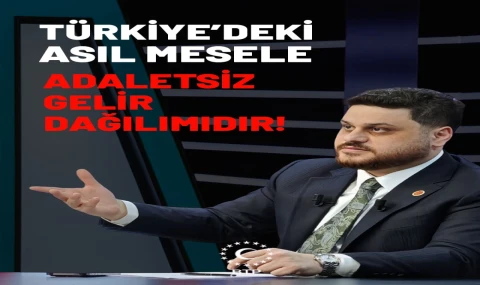 BTP Genel Başkanı Baş gelir dağılımına dikkat çekti