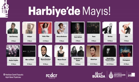 Harbiye Açıķ Hava'da yeni sezon başlıyor