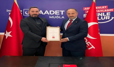 Saadet Partisi'nde Menteşe Başkanı değişti