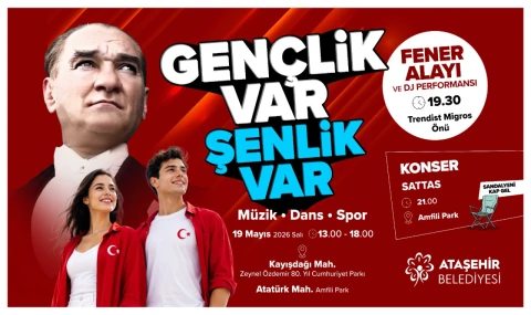 19 Mayıs Ataşehir'de 'Fener Alayı' ile de kutlanacak