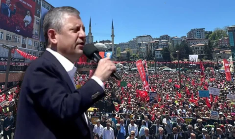 Özgür Özel Rize'de: Erdoğan Rize senden sandık istiyor!