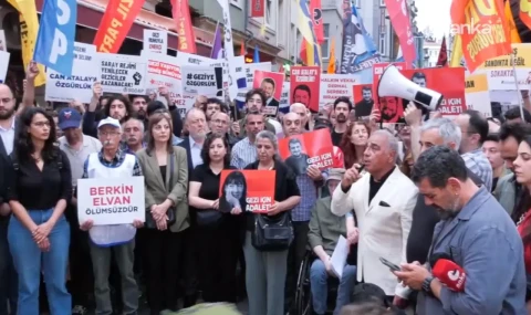 Polis ablukasında Gezinin 13. yıl anması