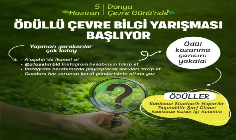 Ataşehir'de Çevre için ödüllü bilgi yarışması