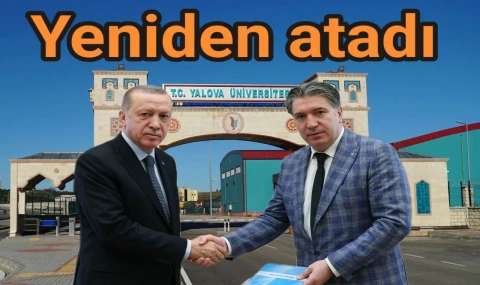 Bahçekapılı rektörlüğe yeniden atandı