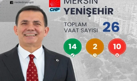 Yenişehir’de vaatlerin yarısı tamam